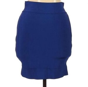🌟Vertigo Casual Large Blue Bodycon Skirt